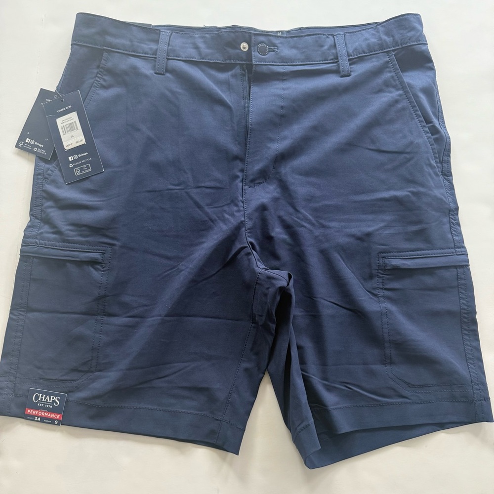 Chaps Men's Dark Blue Cargo Shorts
